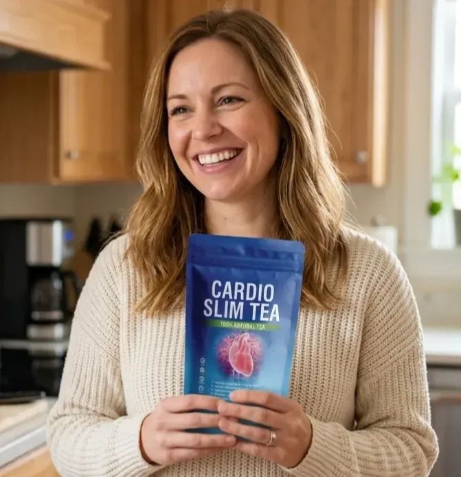 Real user Linda K. providing a positive review regarding improved energy levels and cardiovascular vitality.